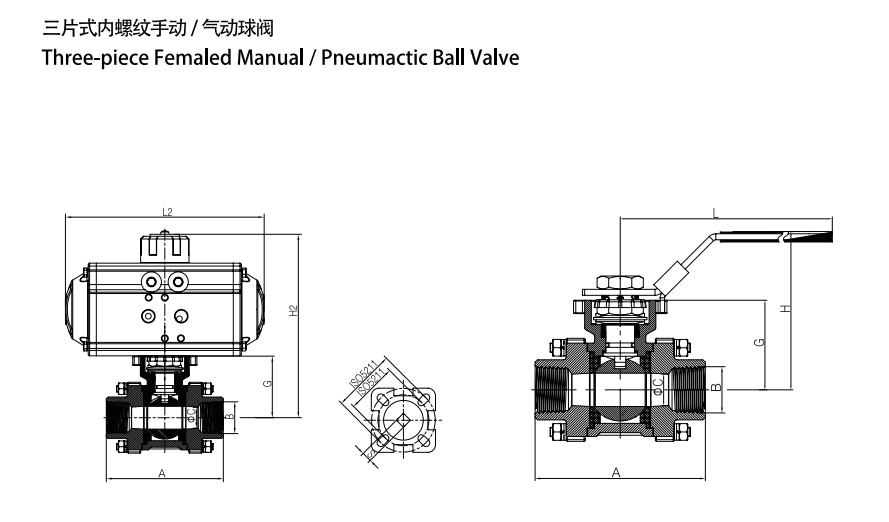 China Sanitary and Industrial Clamped Ball Valve High Quality 304316 Stainless Steel