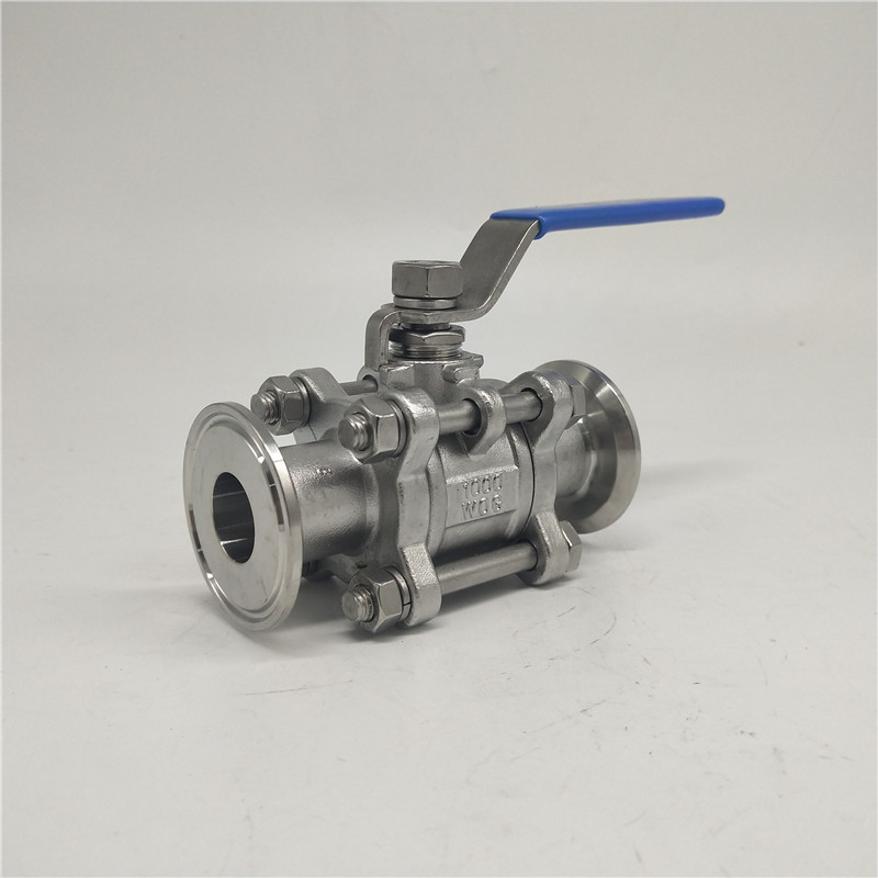 China Sanitary and Industrial Clamped Ball Valve High Quality 304316 Stainless Steel