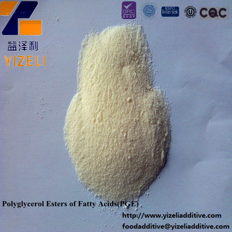 Export White Powder Food Additive Polyglycerol Esters of Fatty AcidsPGE Emulsifier