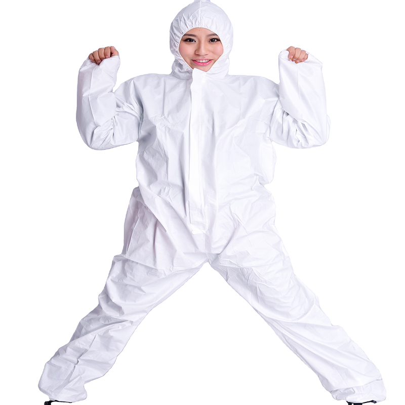 microporous coverall with hood microporous coverall provides superior barrier protection