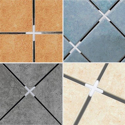 HONNVEN 100pcs Ceramic Wall Floor Cross Spacers Subway Tile Spacer with 1mm2mm3mm