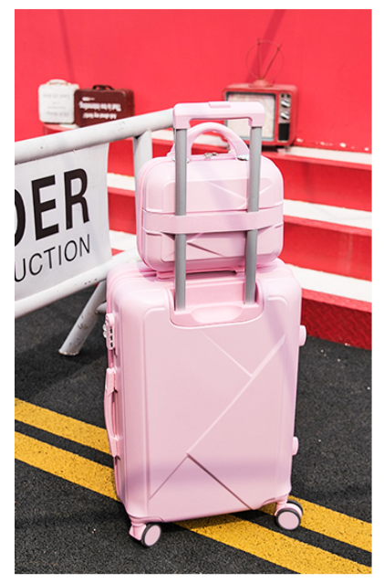 luggage set with makeup case