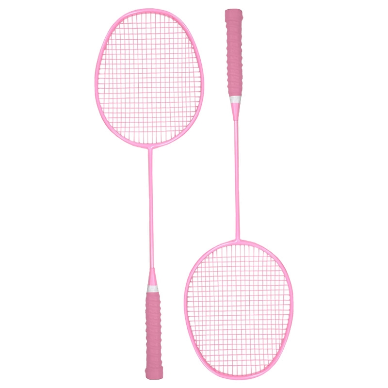 Battledore Genuine Color Double Rackets Carbon Fiber Carbon Single Racket Aggressive Durable Adult Girl Pink 2
