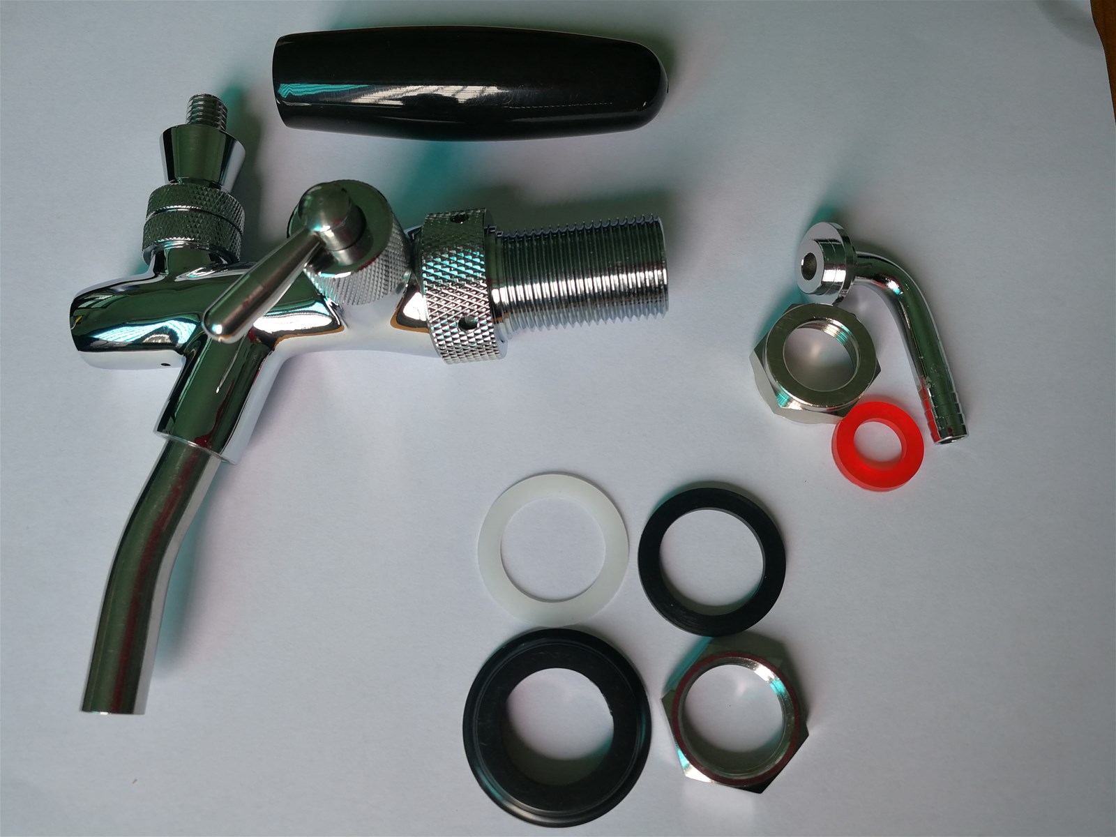 Brass Adjustable Beer Tap for Kegerator