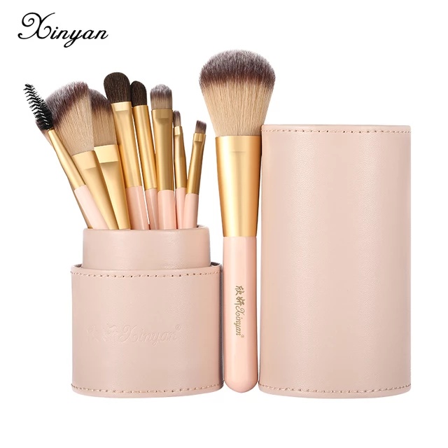 Makeup Brush Set Pink Blush Beginner Powder Foundation Beauty Tools