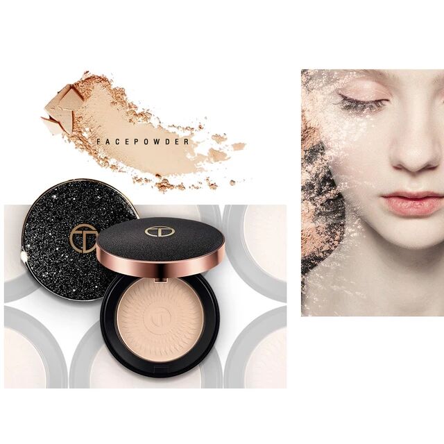 Natural Face Powder Mineral Foundation Oilcontrol Brighten Concealer