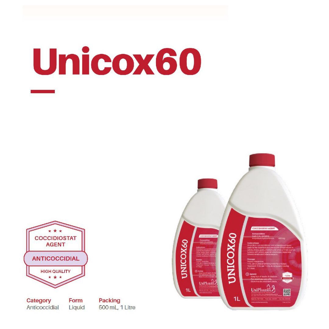 Unipharma High QualityAnimal feed additives Animal medicineUNICOX 60Animal health