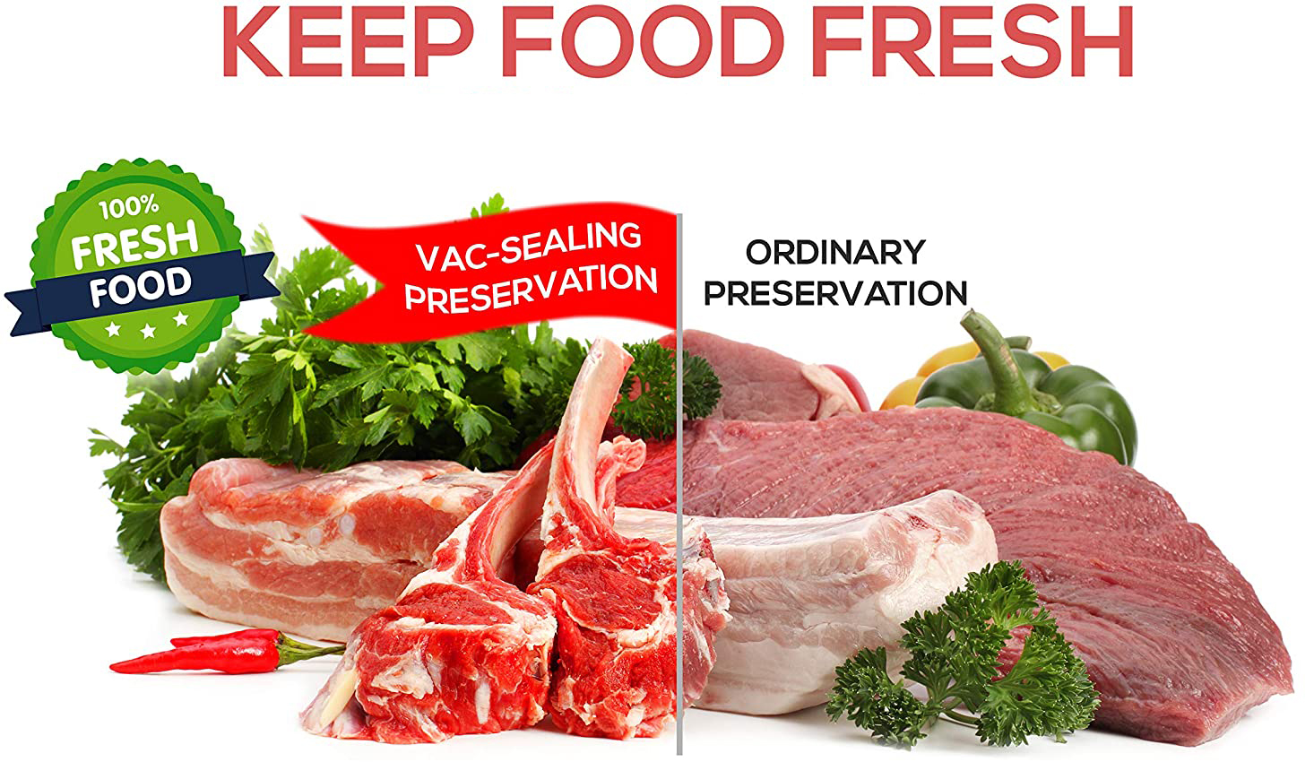 Hot Selling Chamber Vacuum Large Packing Sealer Machine Instant Hot Sealing Vacuum Food Sealers