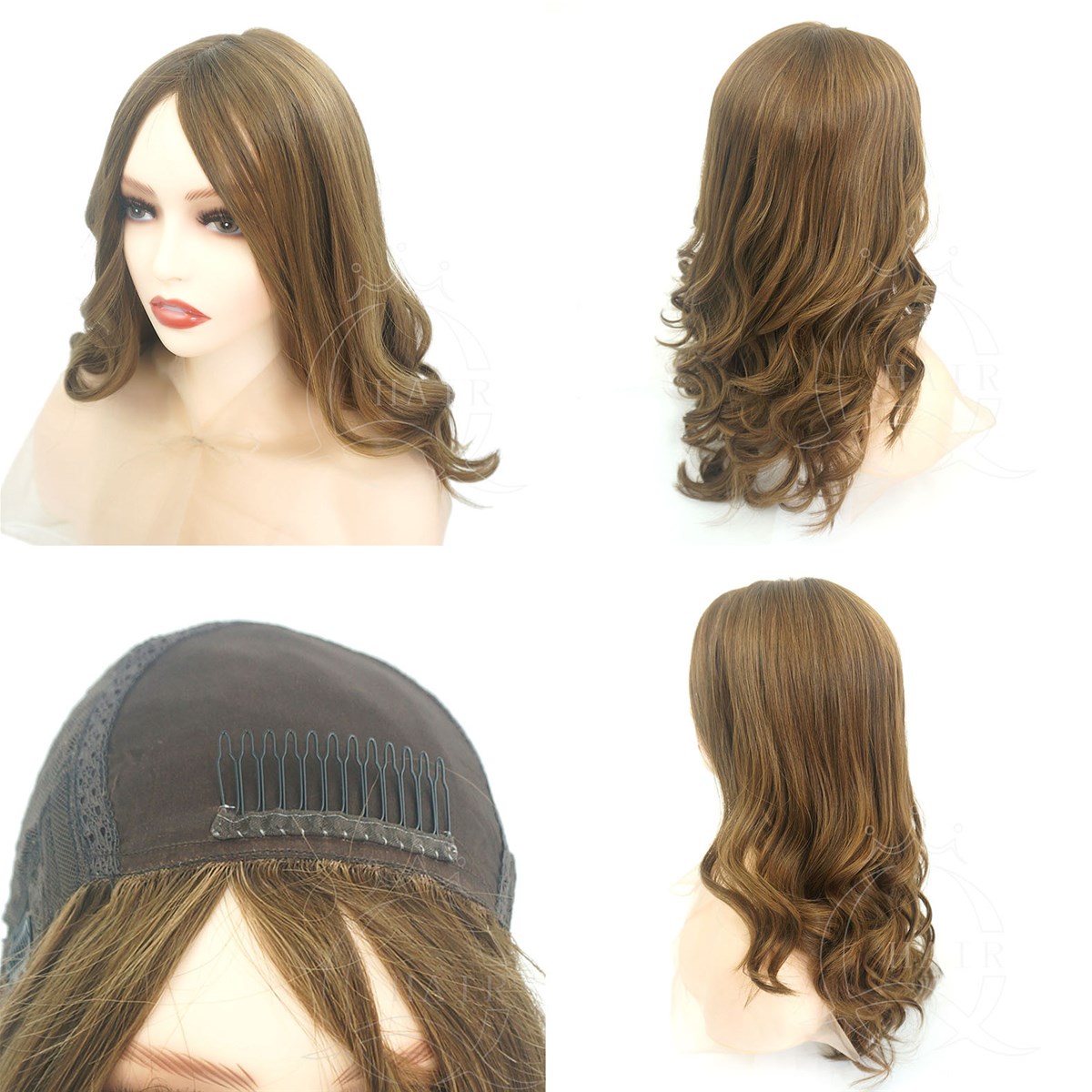 Medium Density Fast Delivery Big Layer Hair Wig Body Wave Human Virgin Hair Wigs Womens Jewish Wigs