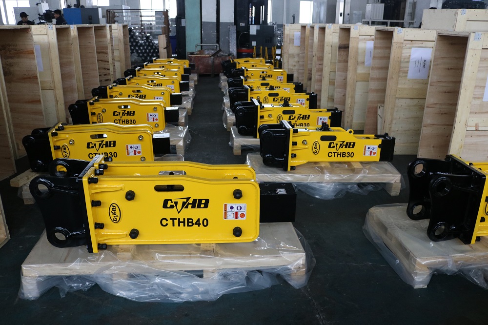 kobelco excavator attached demolition machine hydraulic rock breaker rock drill breaker