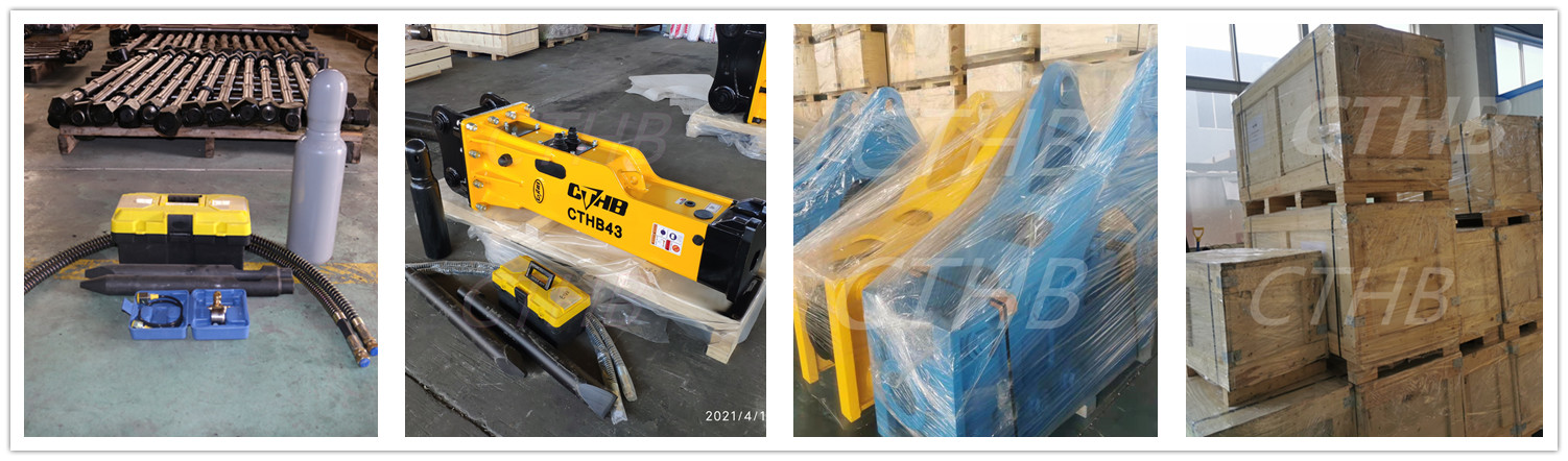 kobelco excavator attached demolition machine hydraulic rock breaker rock drill breaker