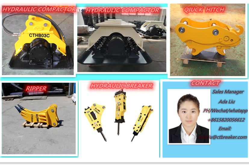bobcat parts hydraulic breaker american jack hammer breaking rock stone for excavator construction machinery jcb breake