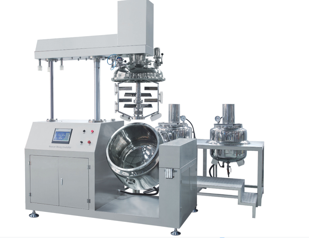 ultrasonic emulsifier vacuum homogenizer stainless steel mixer tankliquid cosmetic cream lotion mixing machine blende