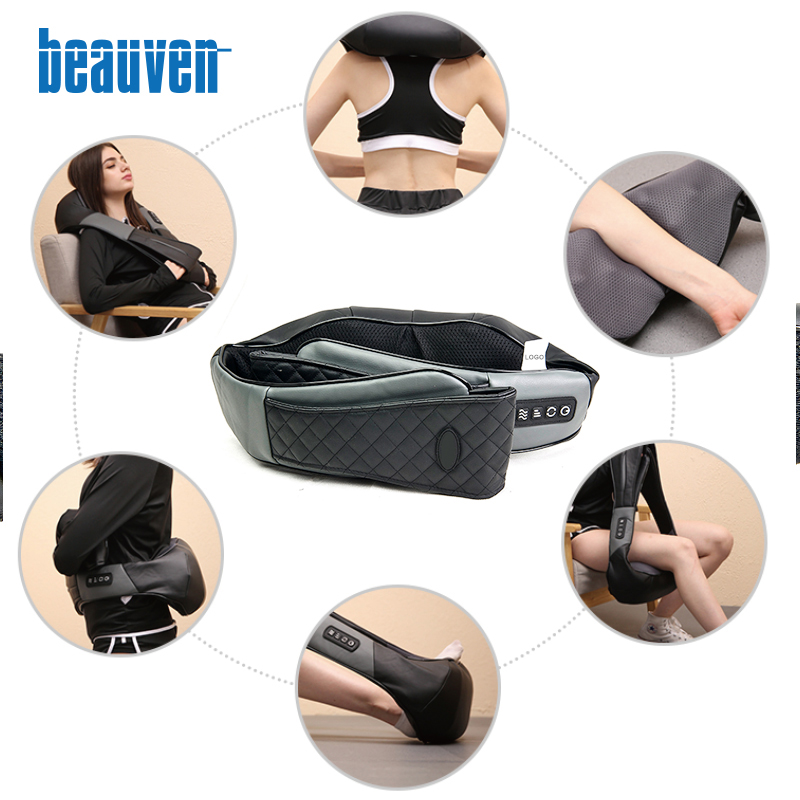 Electric Shiatsu Back Neck and Shoulder Massager Foor Massager for Office Home and Car Use