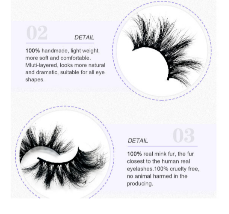 3D Strip False Eyelashes Clear Band Wholesale Private Label 3D Faux Mink Eyelash