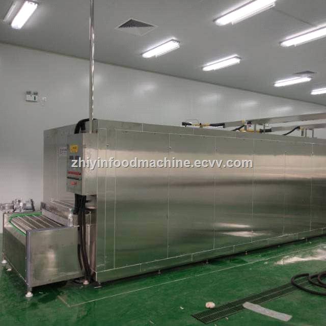 Industrial Food Freezing Machine Tunnel QuickFreezing French Fries IQF Machine