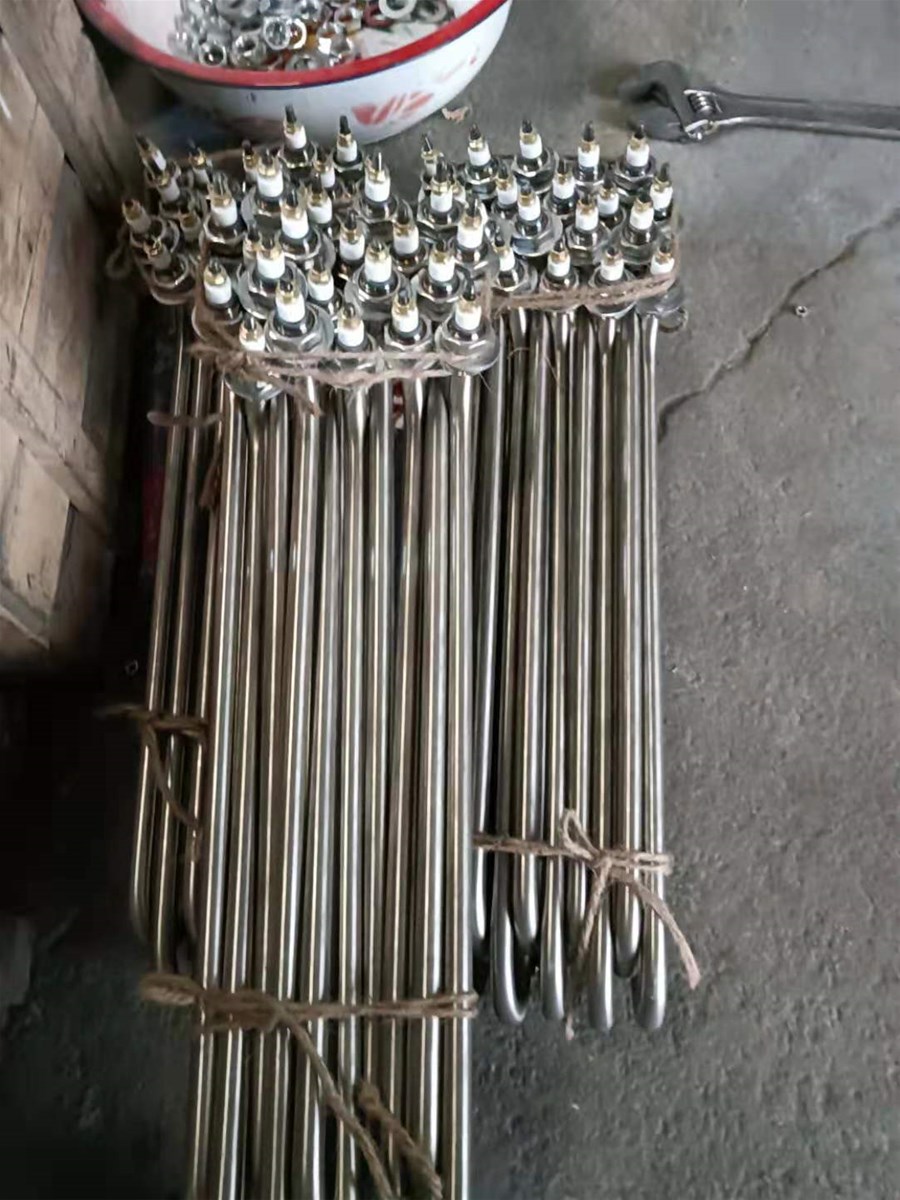 115KW Electric tubular heater for boiler water heating