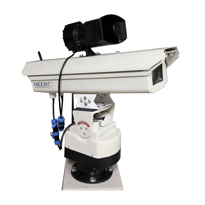 1000mW Automated Solar Powered Laser and Sonic Hybrid Bird Repellent Deterring Birds for Orchards Farmland Power Plant