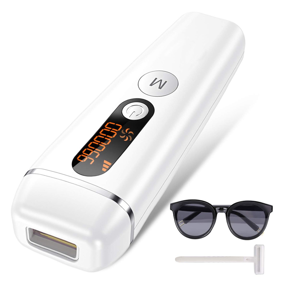 Hair Removal IPL Pulsed Light Laser Body and Vision Laser Epilators for Women Depilation 999999 Light Impulsions Comple
