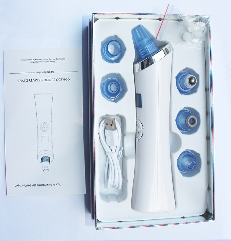 Blackhead Pore Vacuum Cleaner Remover 2021 Upgraded Facial Pore Cleaner Electric USB Rechargeable Acne Comedone