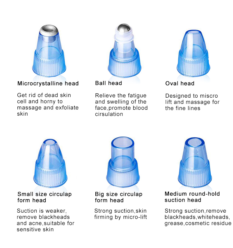 Blackhead Pore Vacuum Cleaner Remover 2021 Upgraded Facial Pore Cleaner Electric USB Rechargeable Acne Comedone