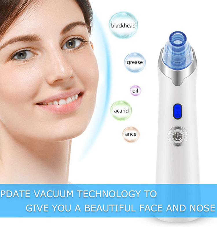 2021 Newest Blackhead Remover Pore Vacuum Electric Acne Comedone Whitehead Extractor Tool with 5 Suction Power