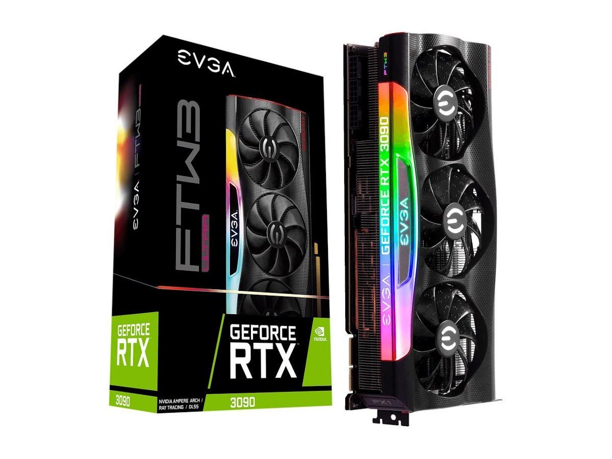 EVGA GeForce RTX 3090 FTW3 ULTRA GAMING Video Card 24GB GDDR6X iCX3 Technology