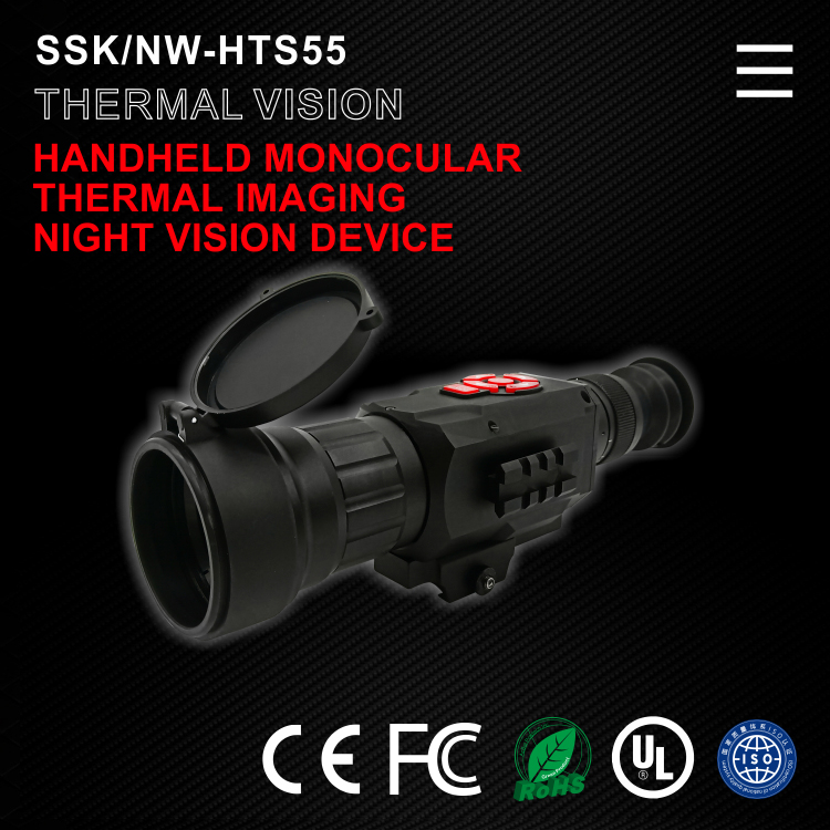 Handheld monocular thermal imaging night vision instrument telescope