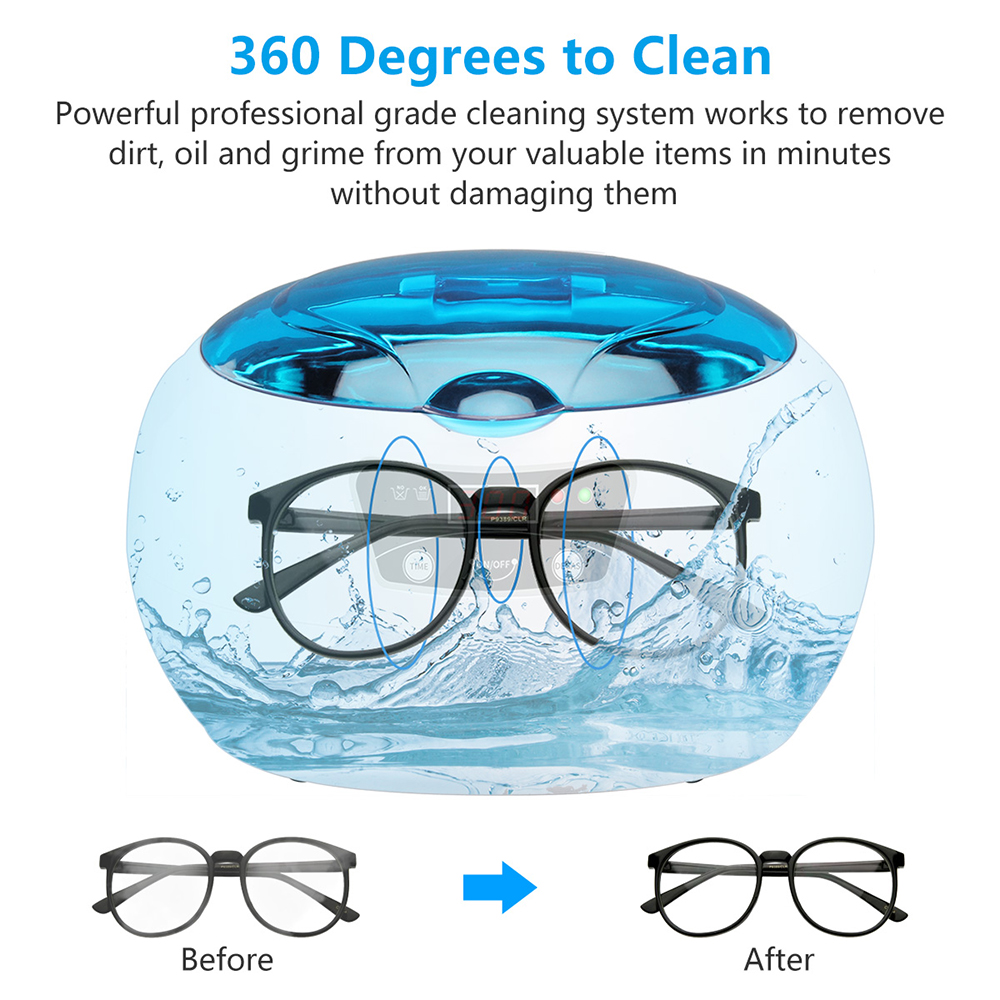 Skymen 06L Jewelry Watch Glasses Ultrasonic Cleaner JP890