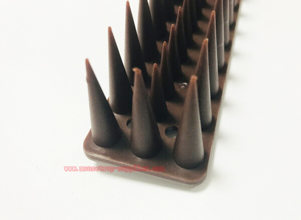 UV Resistant Defender Spikes to Prevent Bird Cat and Small Animals for Fence Railing Roof and Walls