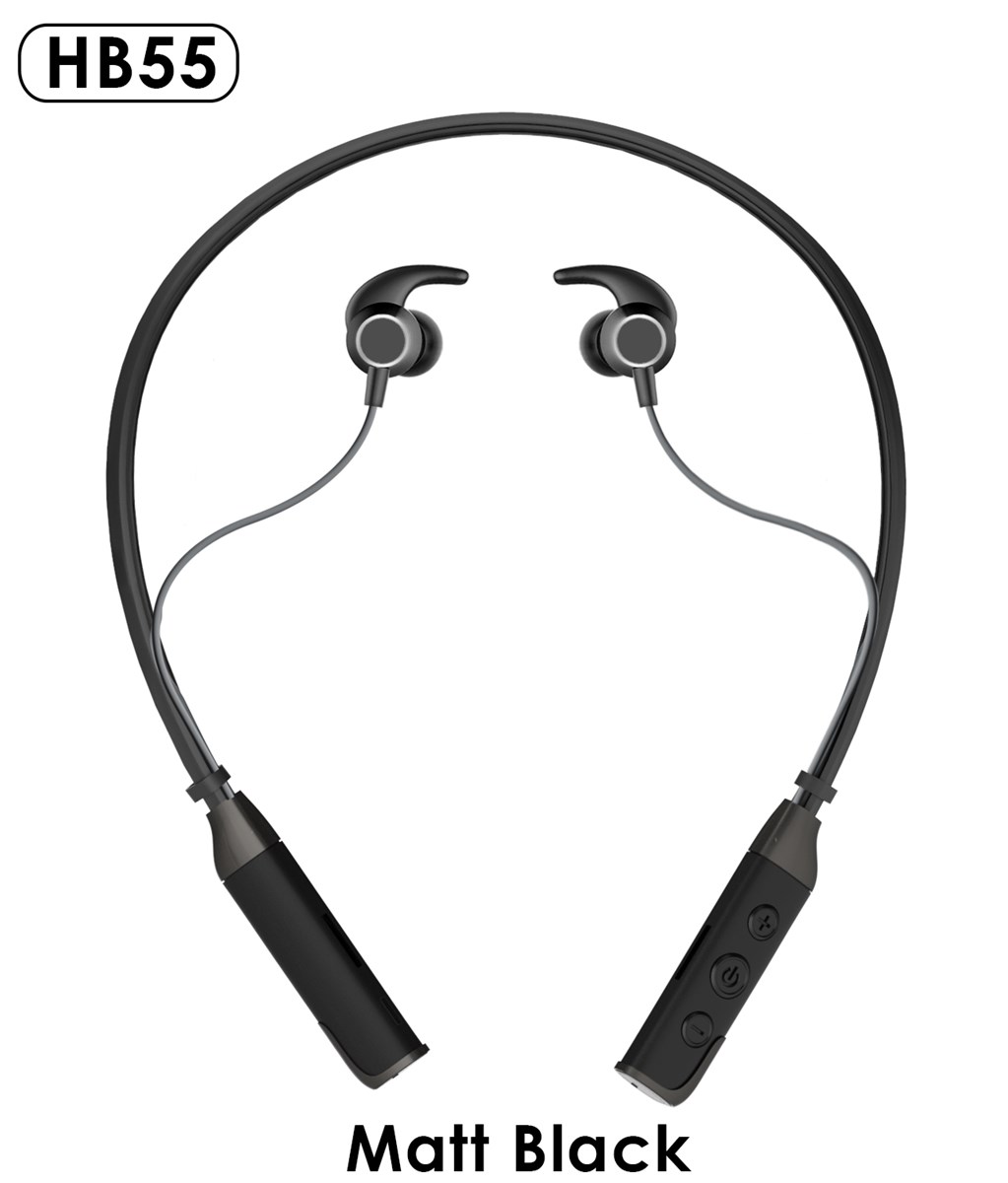 JFSONIC bluetooth neckband earphone with microphone wireless headphone support TF card