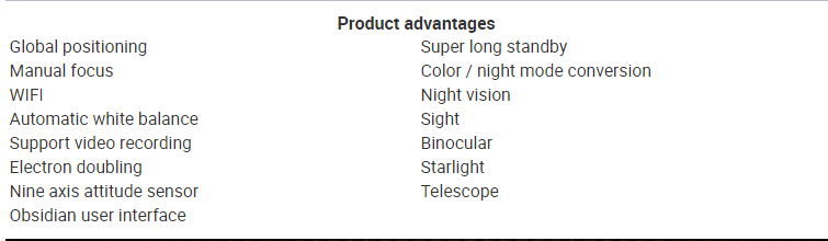 SSKNWBWH Super starlight hand held binocular night vision system telescope