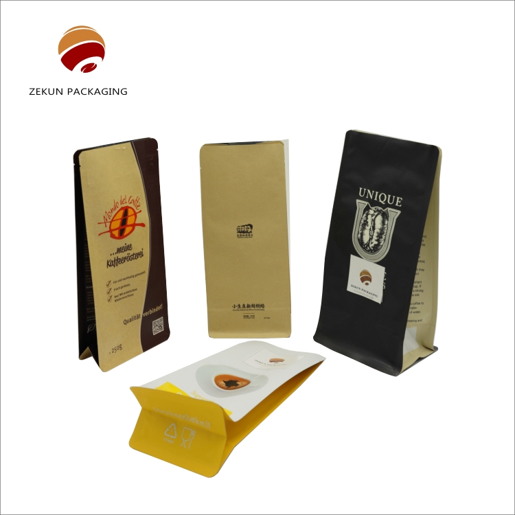 Chinese manufacturers custom printed coffee bags