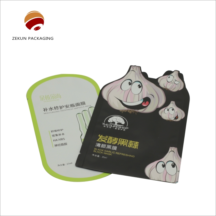 custom round shape zipper pouch