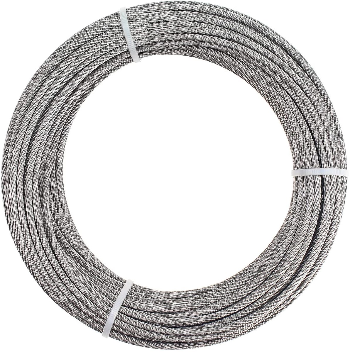 18 Inch T316 Marin Grade Stainless Steel Aircraft Wire Rope Cable for Railing Decking DIY Balustrade 7X7 Constructio