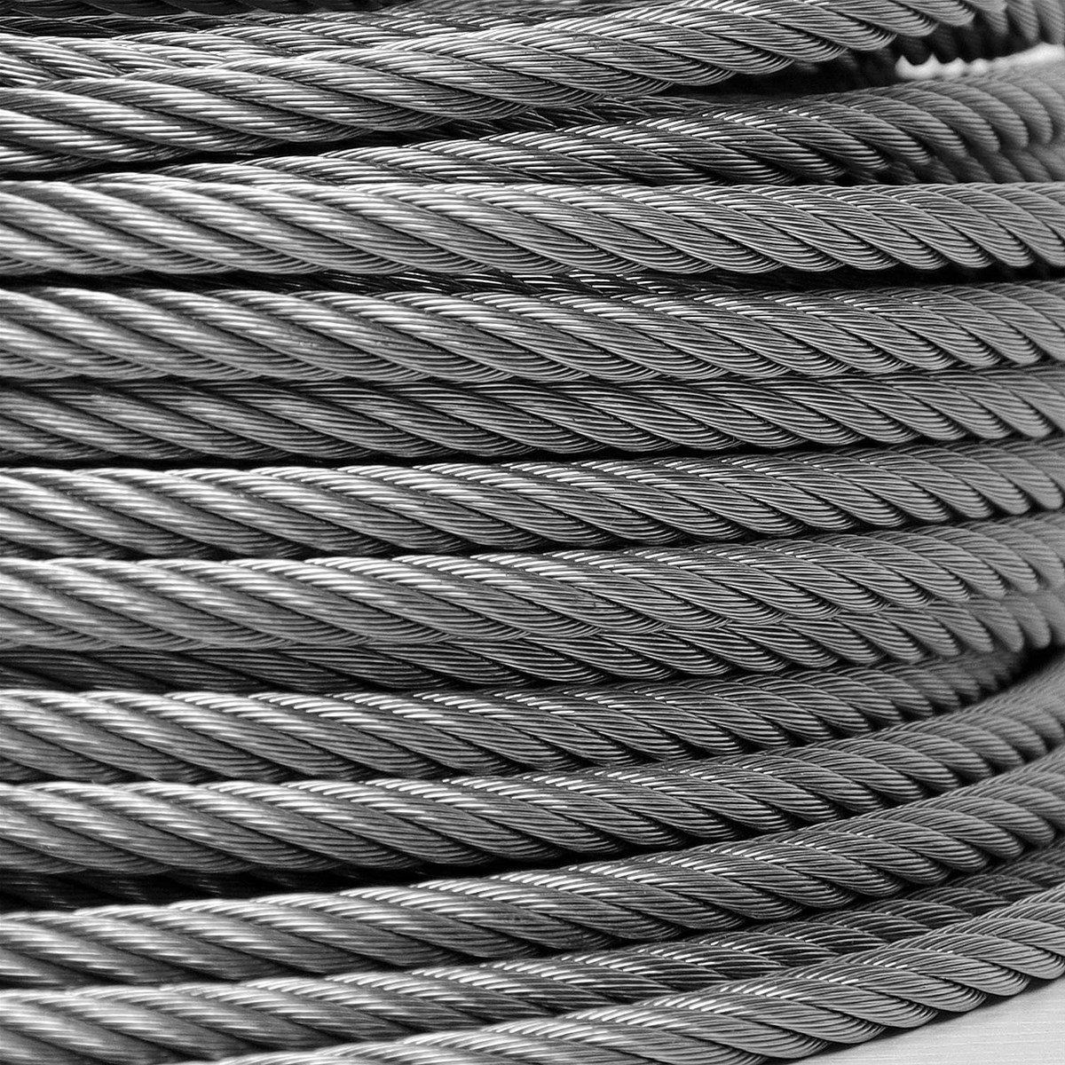 18 Inch T316 Marin Grade Stainless Steel Aircraft Wire Rope Cable for Railing Decking DIY Balustrade 7X7 Constructio