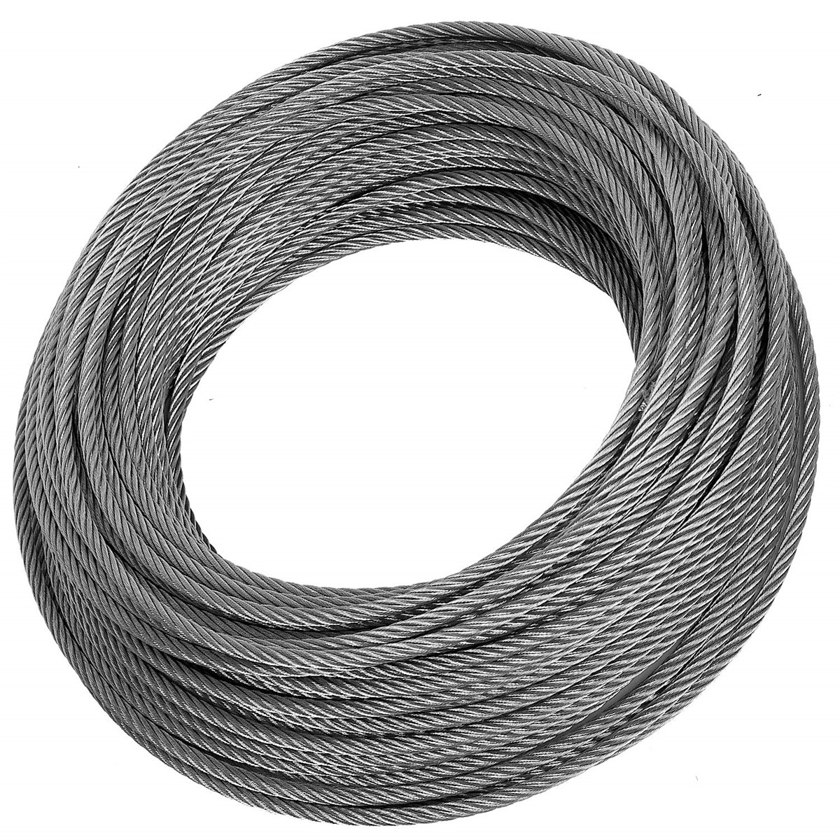 18 Inch T316 Marin Grade Stainless Steel Aircraft Wire Rope Cable for Railing Decking DIY Balustrade 7X7 Constructio