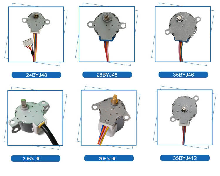Factory supply 12V 20byj46 5V micro mini DC geared 75 degree Stepper Motor for Electrical fans