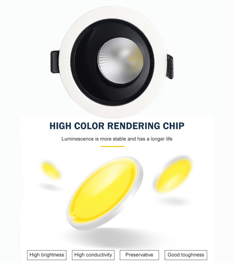 2021 new product thickness 10w cob LED ceiling down light LED lighting