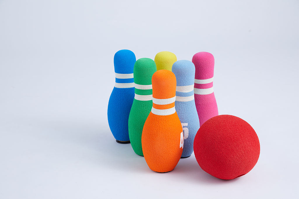 Colorful Foam bowling set soft for kids