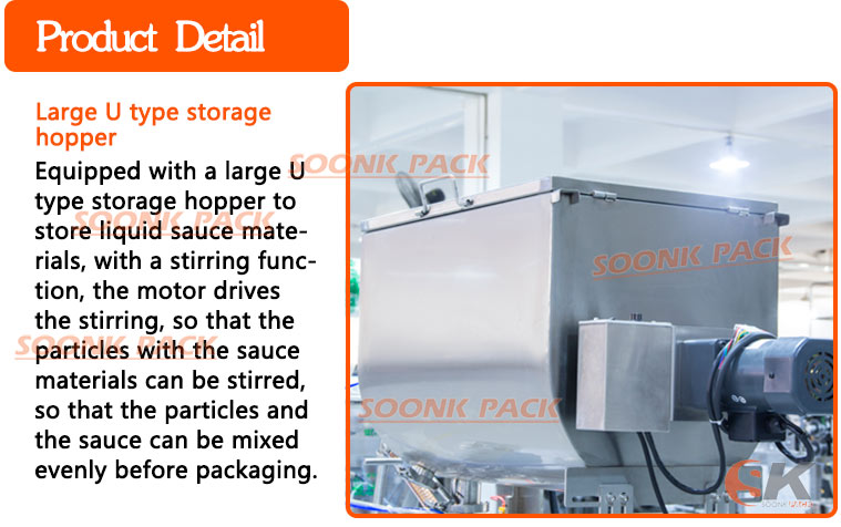 Soonk Pack Tomato Suace Keptcup Packaging Machine