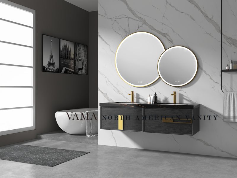 Vama 1600mm MID Century Floating Wholesale Bathroom Furniture in Foshan 305160