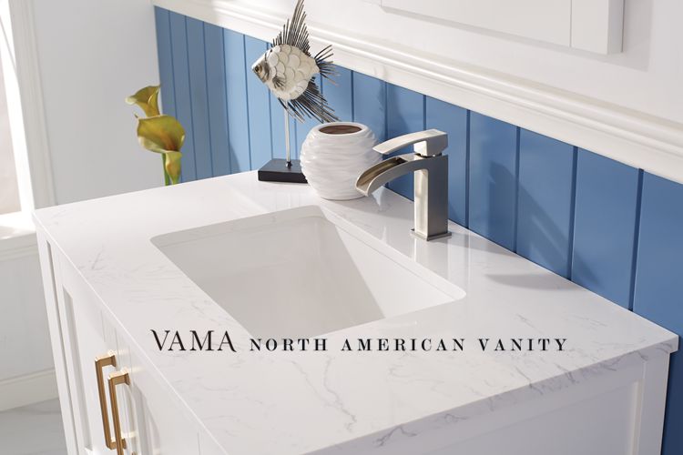 Vama 36 Inch Cheap Waterproof Floor Stand Bathroom Cabinet Bathroom Vanity 784036