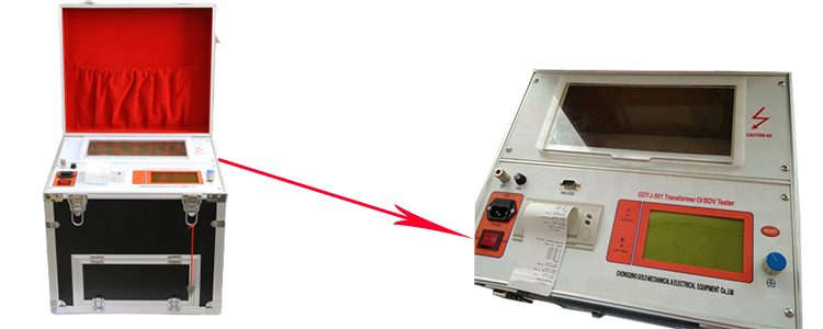 IEC60156 Transformer Dielectric Constant Tester and Insulation Oil BDV TesterSingle Cup