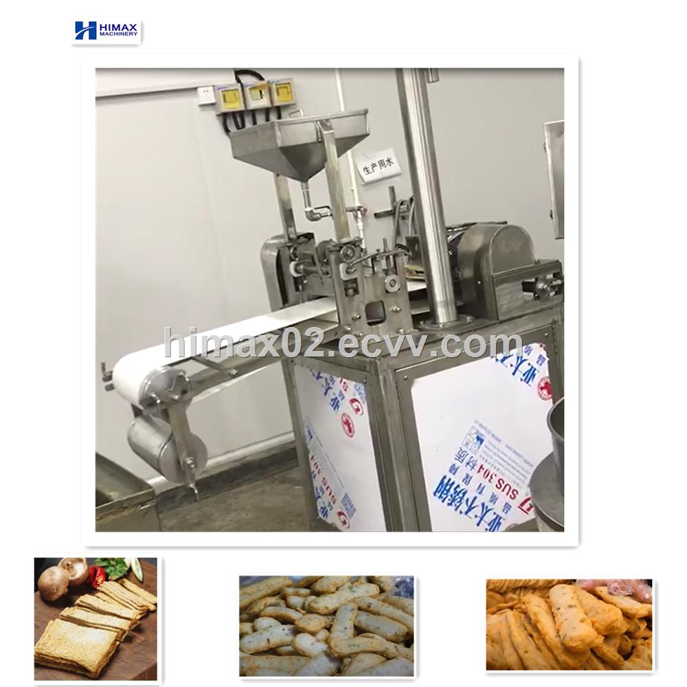 Hot sale Korean food fried fish cake Oden production line machine with big capacity