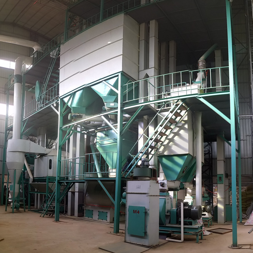 1tonneHour Poultry Feed Manufacturing Machine Feed Pellet Production Line