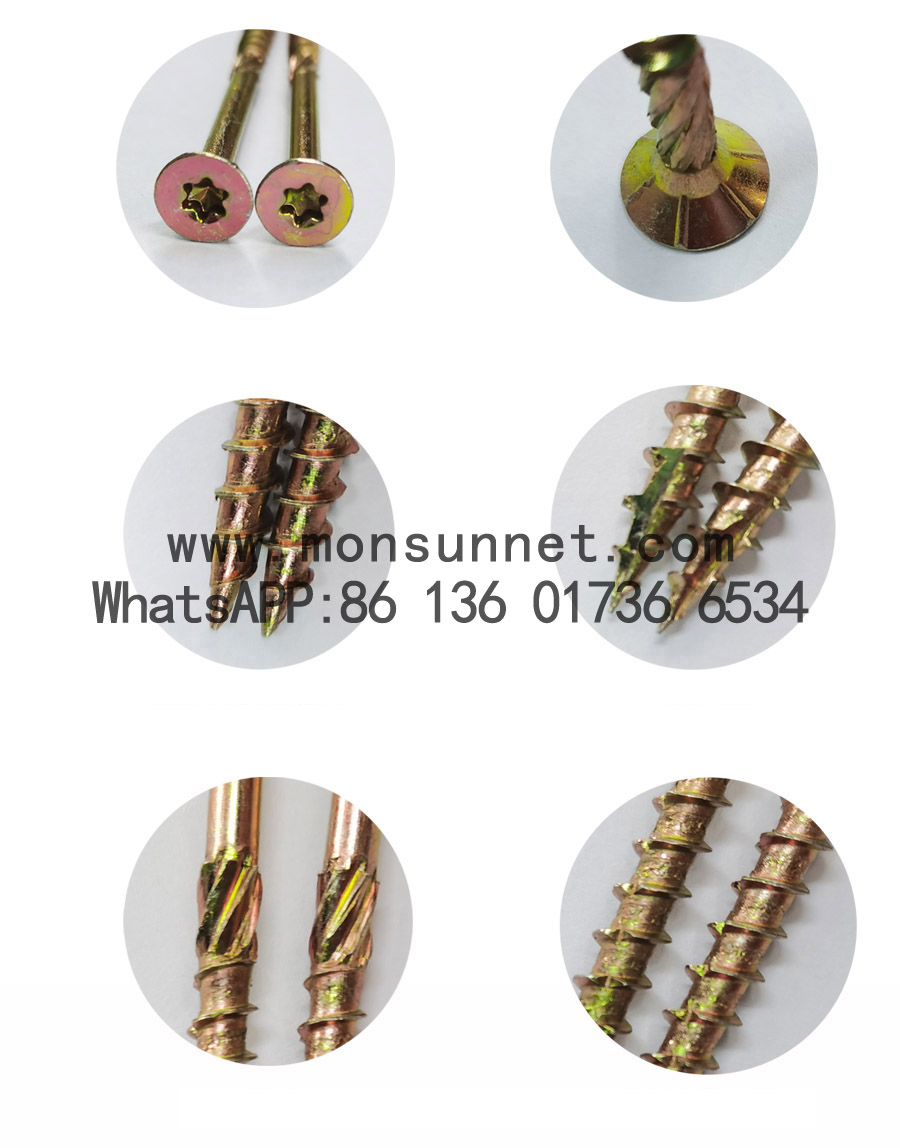 Fiberboard ScrewDouble Pozi Countersunk Chipboard Screw