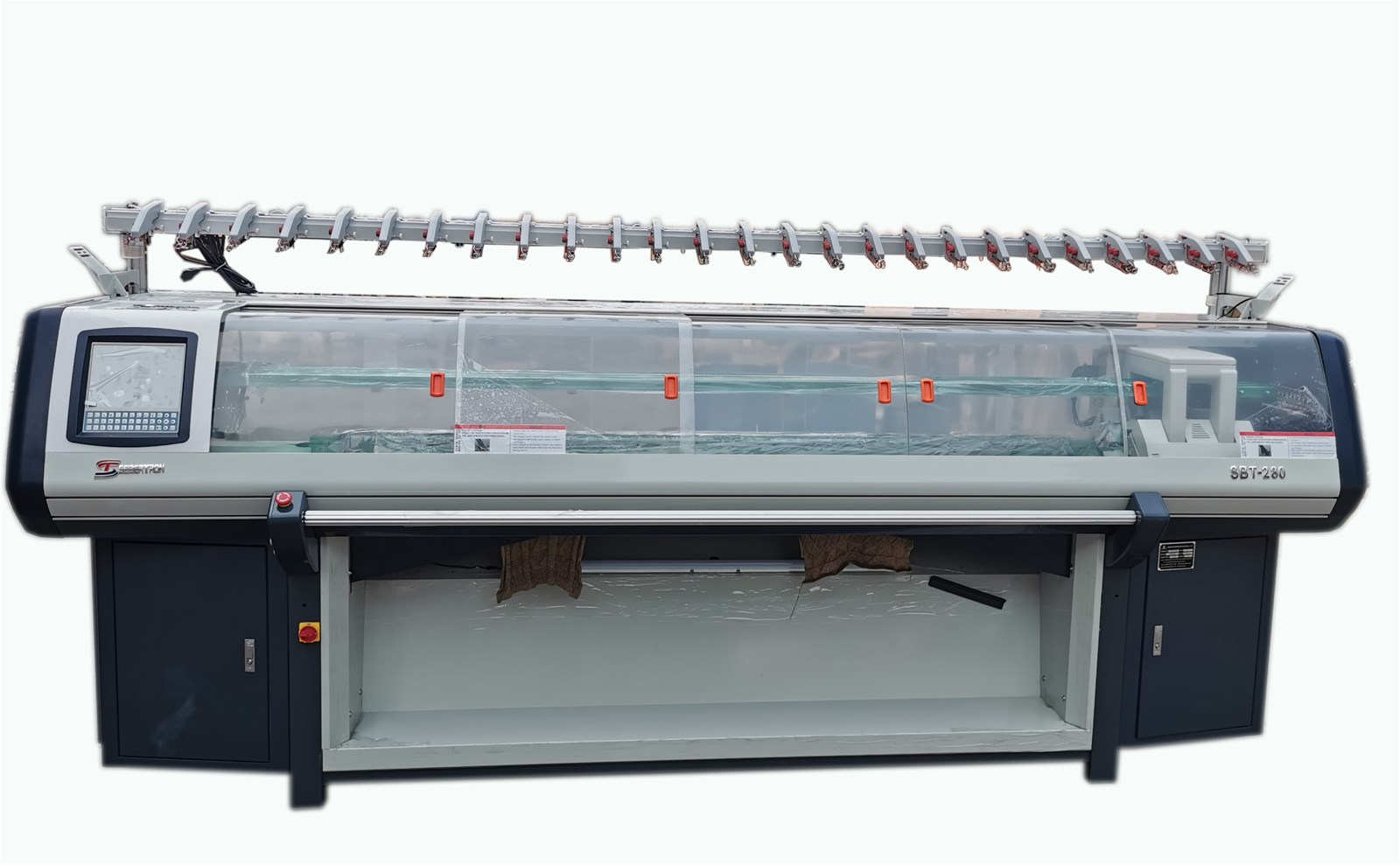 computerized flat knitting machine