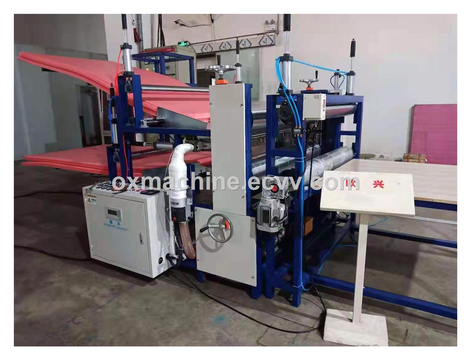 High Efficiency and Energysaving Side Entry EPE Foam Bonding Machine