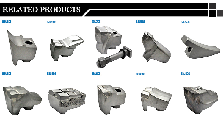 Wholesales FAE Forestry Mulcher Teeth with Carbide